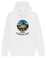 TRAVEL AROUND THE WORLD - V1 Hanorac cu fermoar Unisex Connector