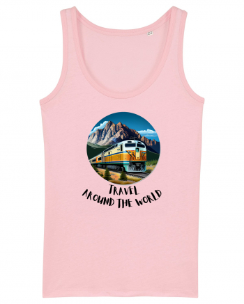 TRAVEL AROUND THE WORLD - V1 Cotton Pink