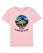 TRAVEL AROUND THE WORLD - V1 Tricou mânecă scurtă  Copii Mini Creator