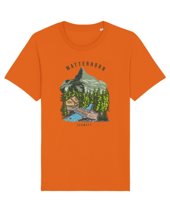 Matterhorn Zermatt Bright Orange