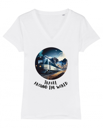 TRAVEL AROUND THE WORLD - V2 White