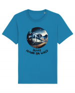 TRAVEL AROUND THE WORLD - V2 Tricou mânecă scurtă Unisex Rocker