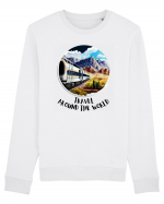 TRAVEL AROUND THE WORLD - V4 Bluză mânecă lungă Unisex Rise