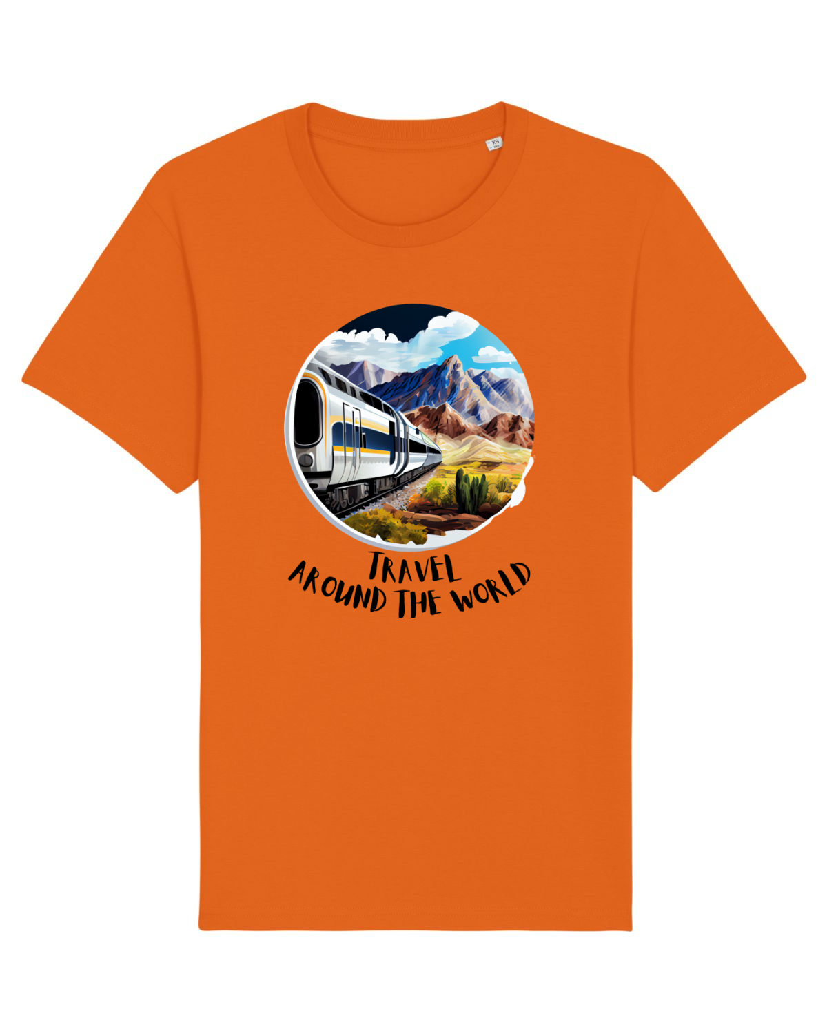 Tricou mânecă scurtă Unisex Rocker Bright Orange