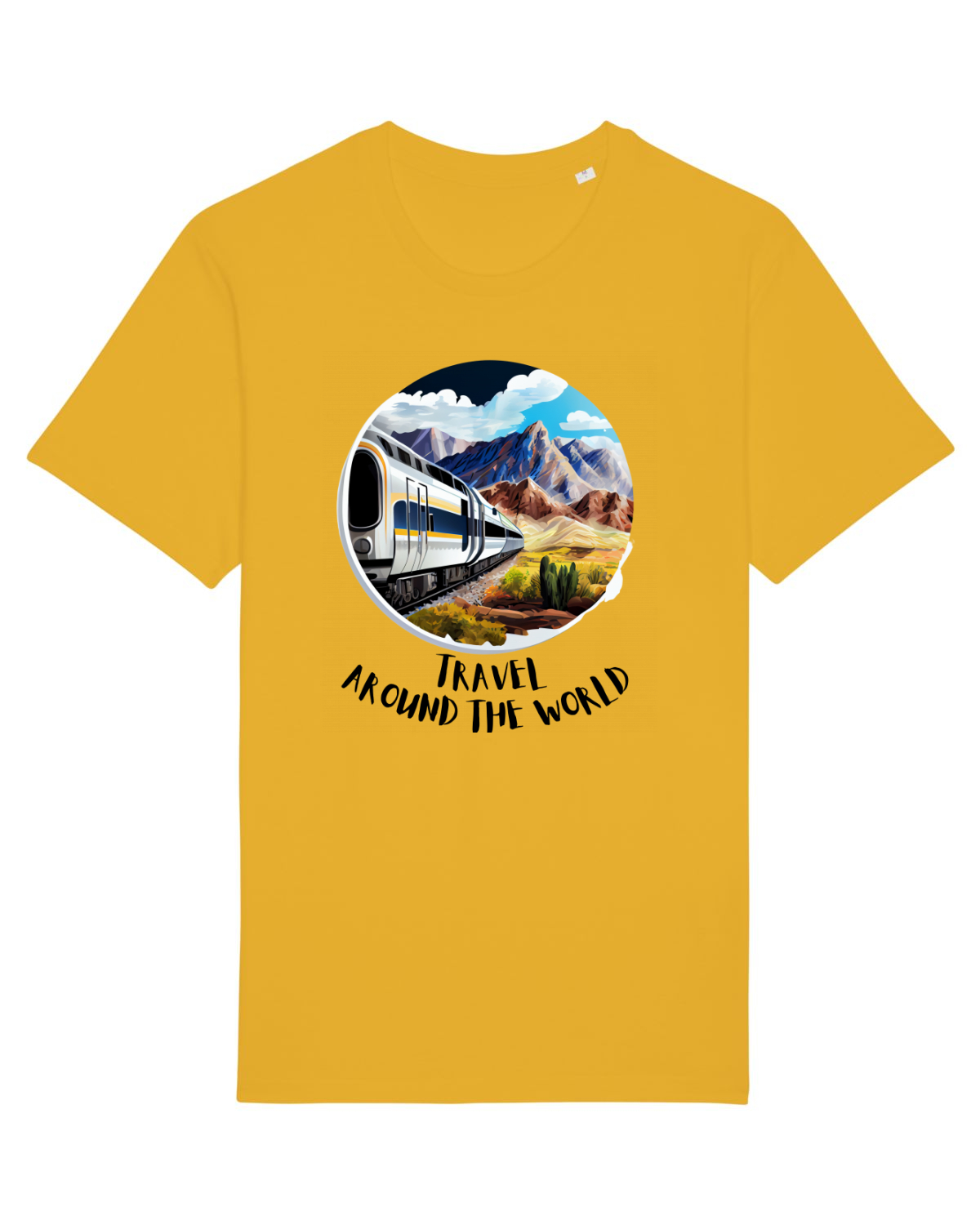 Tricou mânecă scurtă Unisex Rocker Spectra Yellow