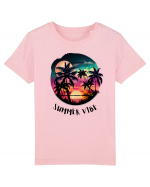 SUMMER VIBE - V4 Tricou mânecă scurtă  Copii Mini Creator