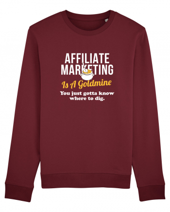 Affiliate Marketing Burgundy