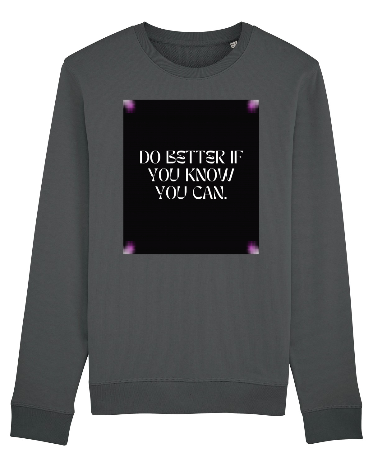 Bluză mânecă lungă Unisex Rise Anthracite