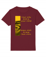 your only  limit is your mind2 Tricou mânecă scurtă  Copii Mini Creator