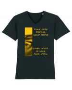 your only  limit is your mind2 Tricou mânecă scurtă guler V Bărbat Presenter