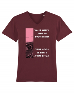 your only  limit is your mind4 Tricou mânecă scurtă guler V Bărbat Presenter