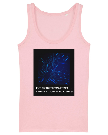 be more powerful than your excuses5 Cotton Pink