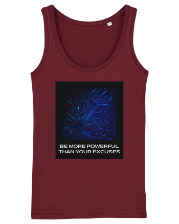 be more powerful than your excuses5 Burgundy