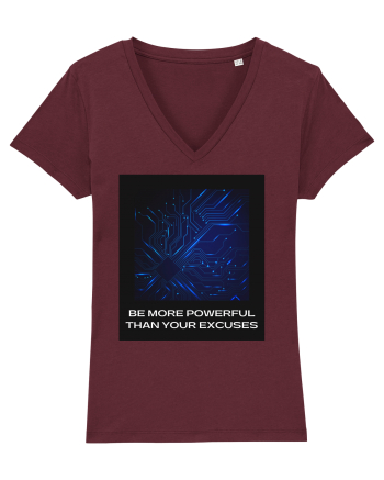 be more powerful than your excuses5 Burgundy