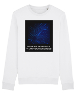 be more powerful than your excuses5 Bluză mânecă lungă Unisex Rise