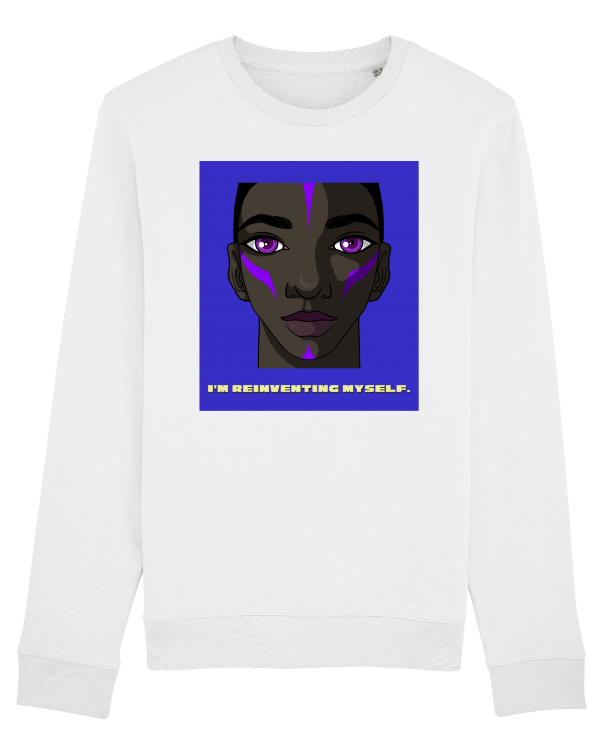 Bluză mânecă lungă Unisex Rise White