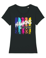 Hawkins Tricou mânecă scurtă guler larg fitted Damă Expresser