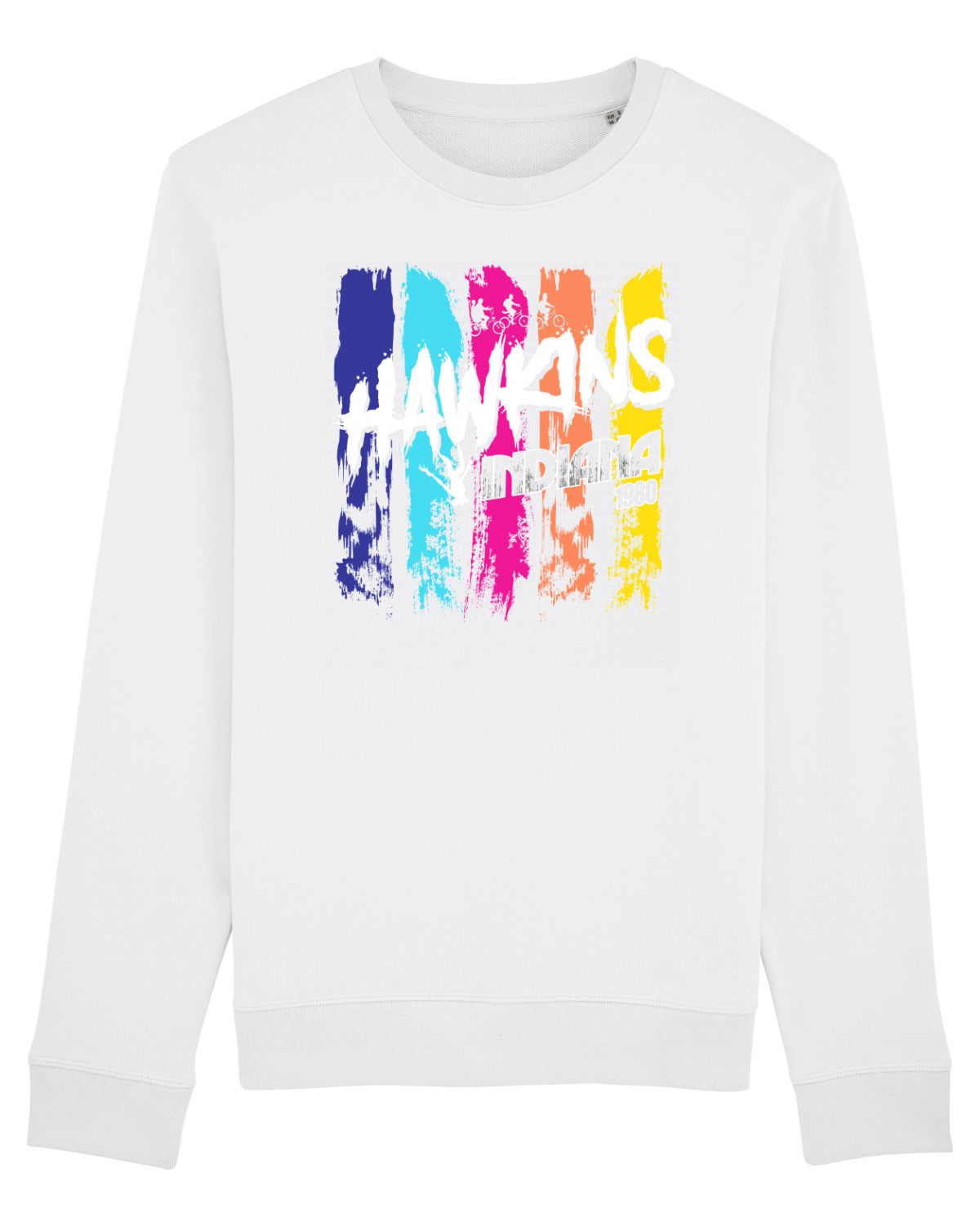 Bluză mânecă lungă Unisex Rise White