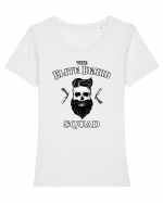 Elite beard squad Tricou mânecă scurtă guler larg fitted Damă Expresser