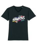 Strangerthings Tricou mânecă scurtă guler V Bărbat Presenter