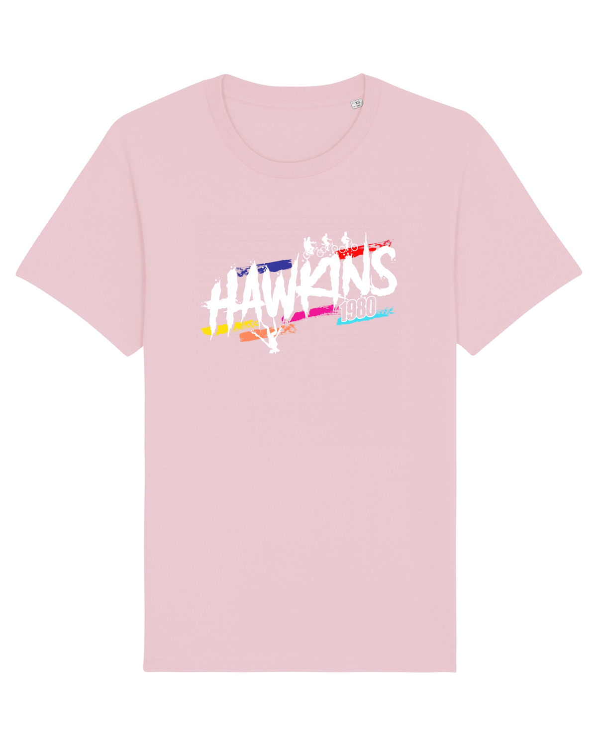 Tricou mânecă scurtă Unisex Rocker Cotton Pink