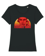 Eleven Stranger Things Tricou mânecă scurtă guler larg fitted Damă Expresser
