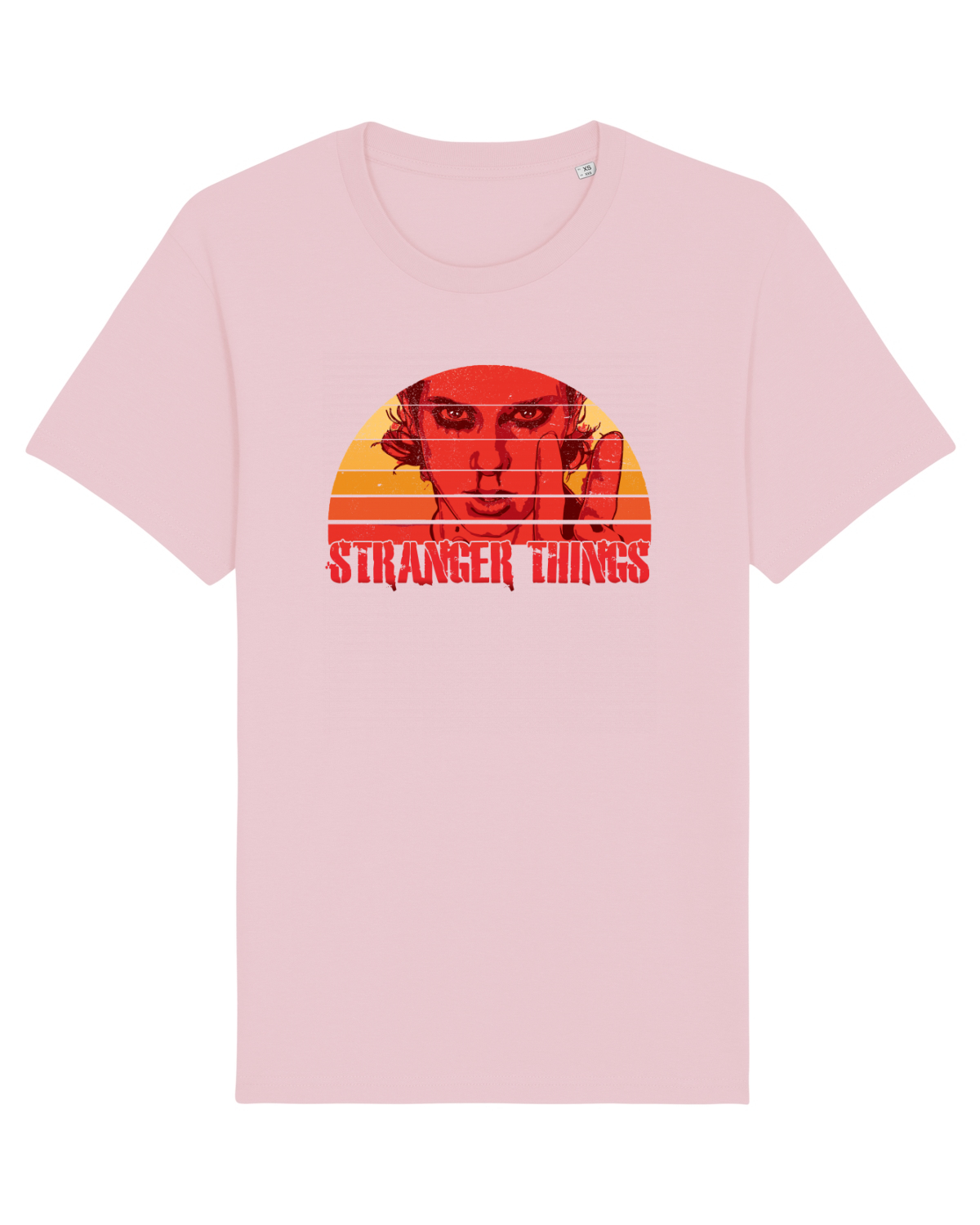 Tricou mânecă scurtă Unisex Rocker Cotton Pink