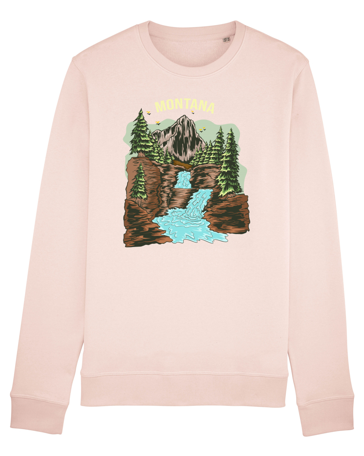 Bluză mânecă lungă Unisex Rise Candy Pink