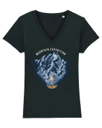 Mountain Expedition Tricou mânecă scurtă guler V Damă Evoker