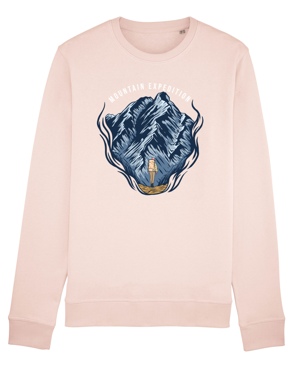 Bluză mânecă lungă Unisex Rise Candy Pink