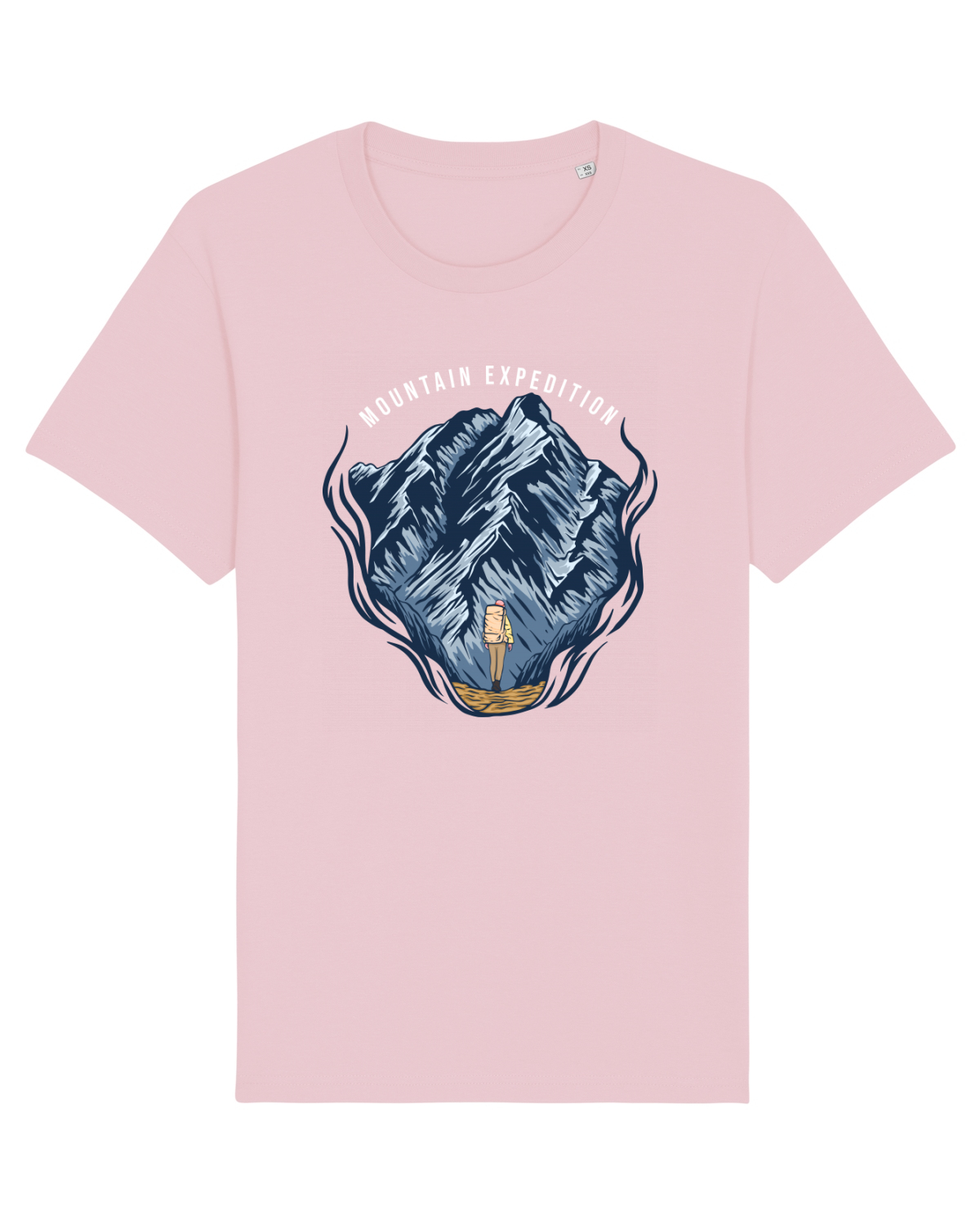 Tricou mânecă scurtă Unisex Rocker Cotton Pink
