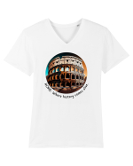 ROME - V1 Tricou mânecă scurtă guler V Bărbat Presenter