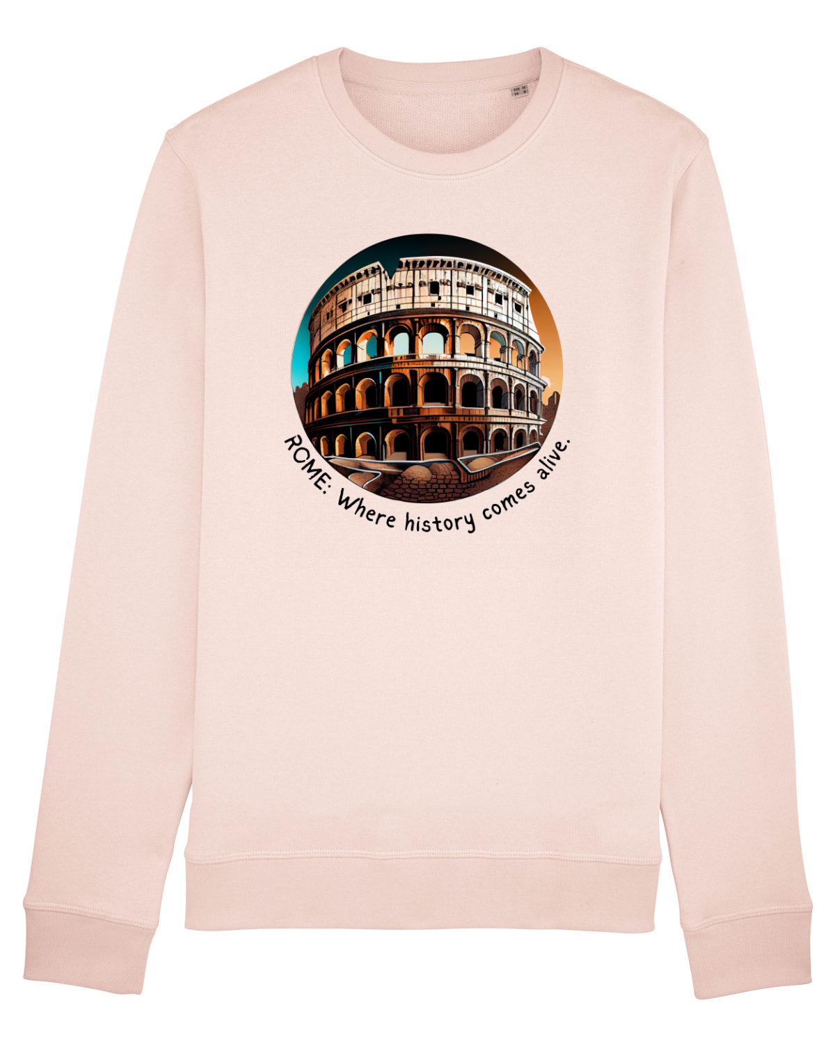Bluză mânecă lungă Unisex Rise Candy Pink