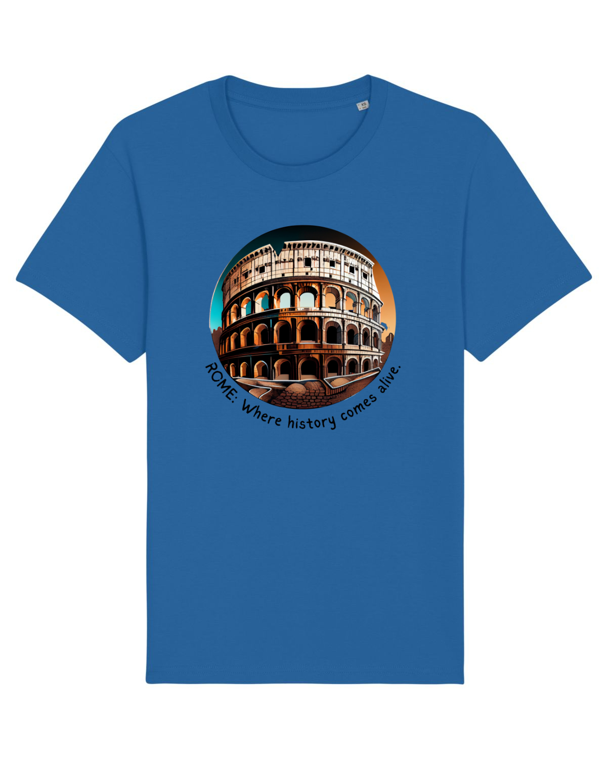 Tricou mânecă scurtă Unisex Rocker Royal Blue