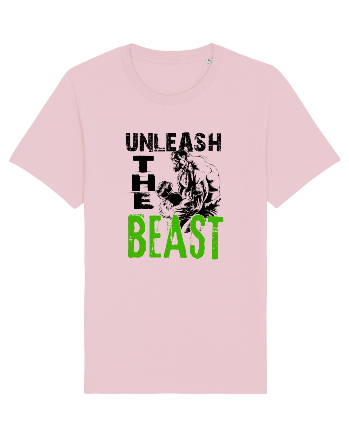 Tricou mânecă scurtă Unisex Rocker Cotton Pink