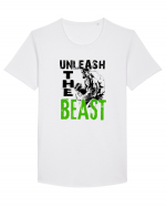 Unleash the Beast Tricou mânecă scurtă guler larg Bărbat Skater