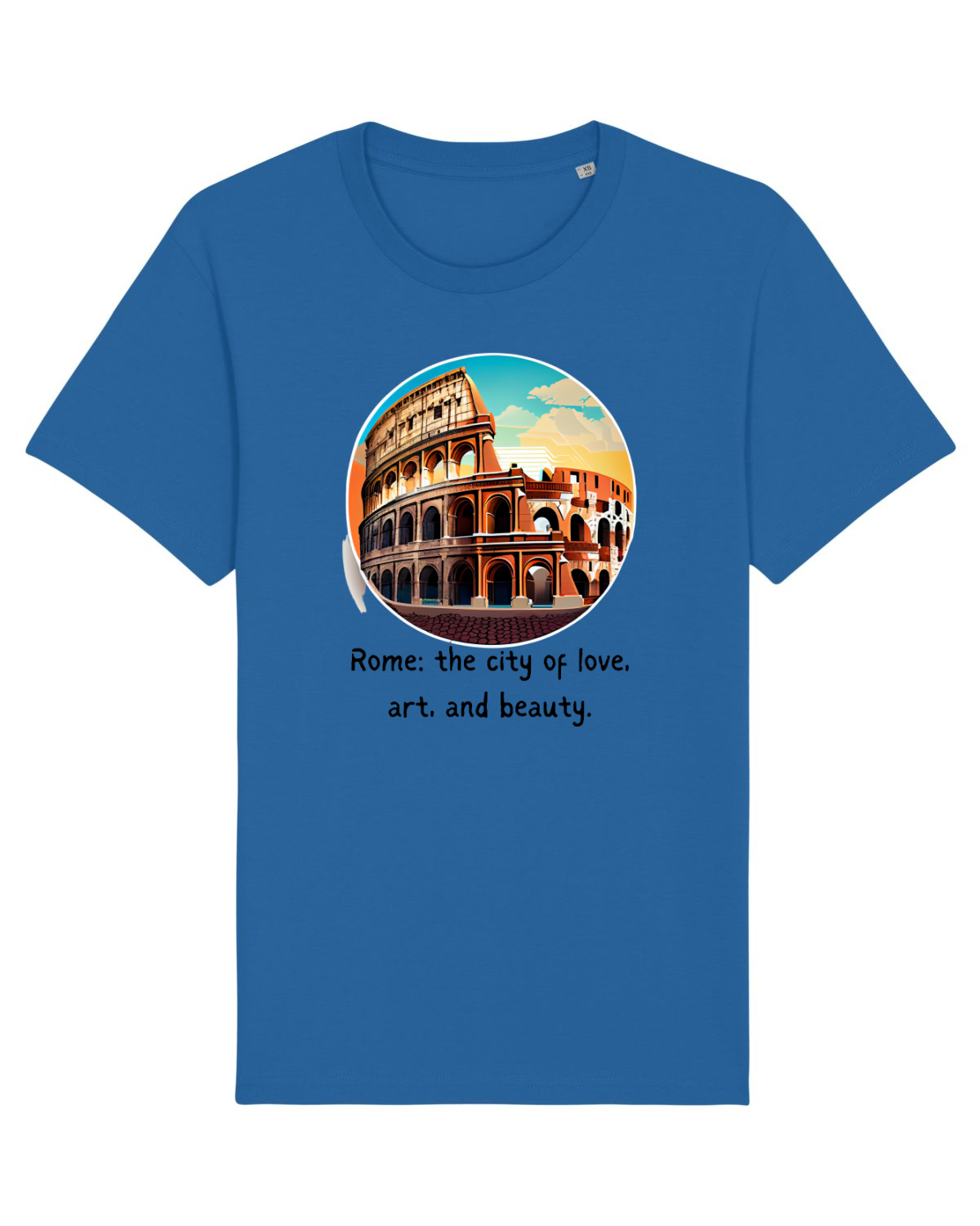 Tricou mânecă scurtă Unisex Rocker Royal Blue
