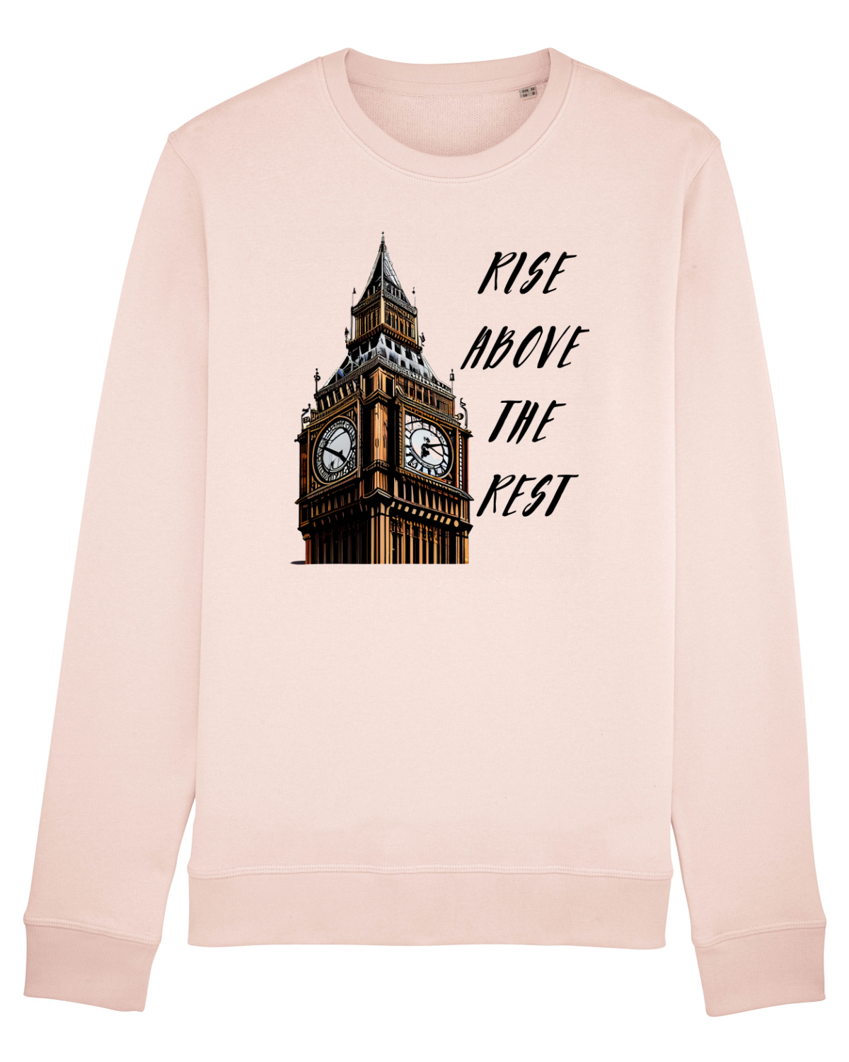 Bluză mânecă lungă Unisex Rise Candy Pink