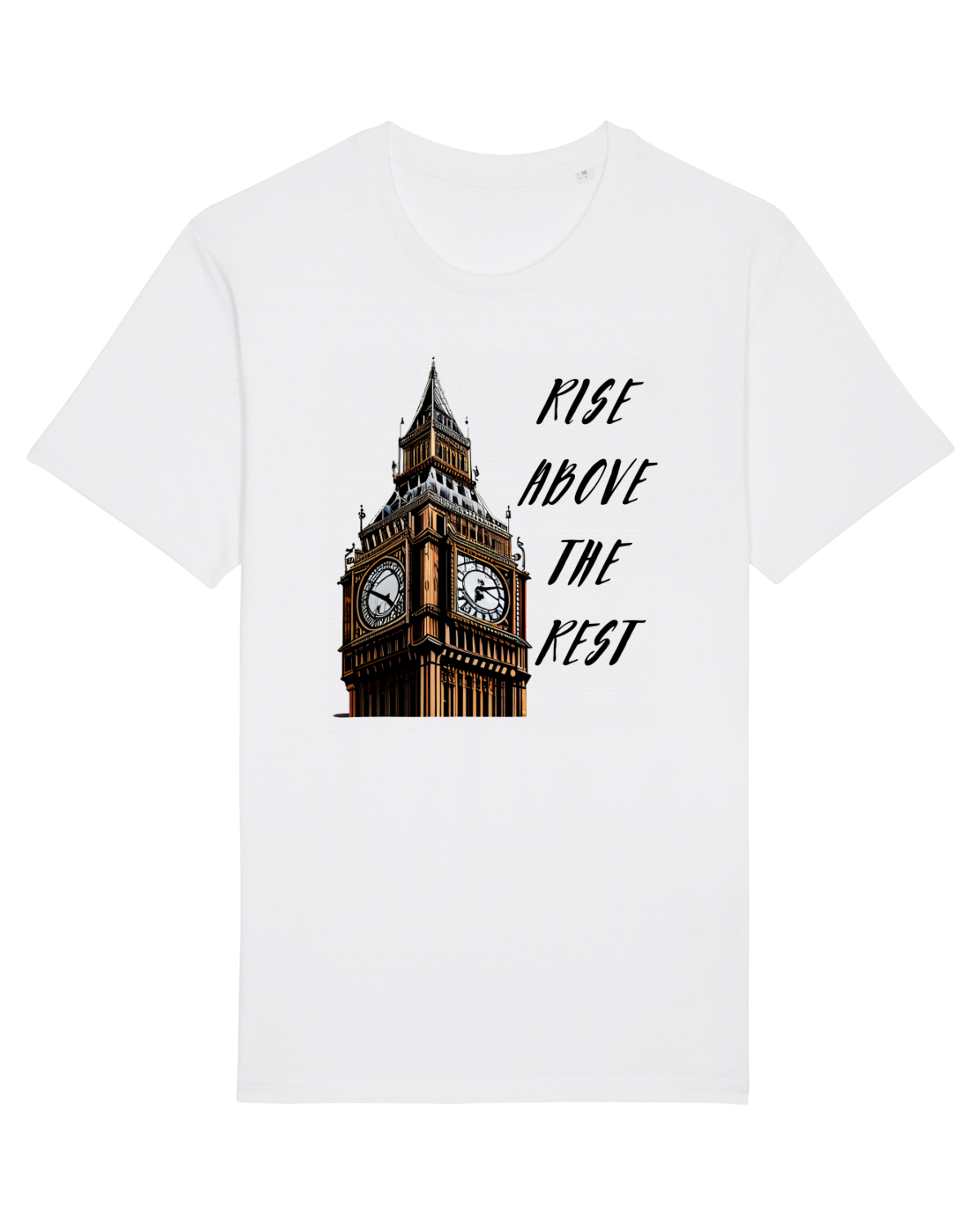 Tricou mânecă scurtă Unisex Rocker White