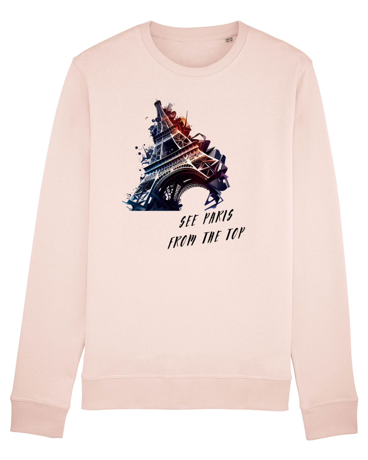 Bluză mânecă lungă Unisex Rise Candy Pink