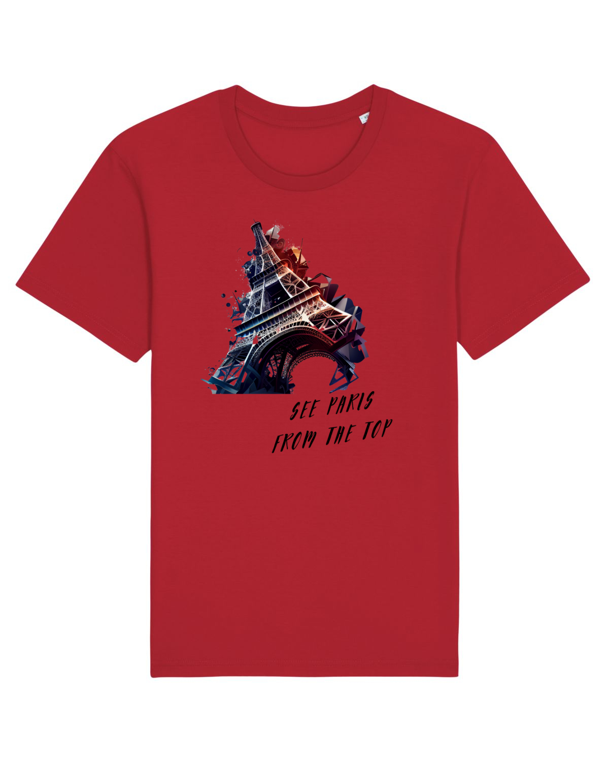 Tricou mânecă scurtă Unisex Rocker Red