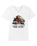 STORIES COME TO LIFE - V1 Tricou mânecă scurtă guler V Bărbat Presenter