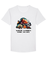STORIES COME TO LIFE - V1 Tricou mânecă scurtă guler larg Bărbat Skater