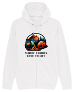 STORIES COME TO LIFE - V2 Hanorac cu fermoar Unisex Connector