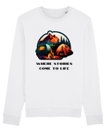 STORIES COME TO LIFE - V2 Bluză mânecă lungă Unisex Rise