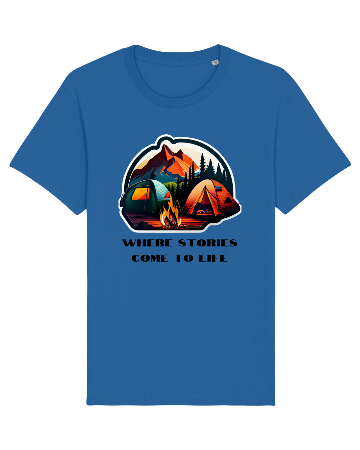 Tricou mânecă scurtă Unisex Rocker Royal Blue
