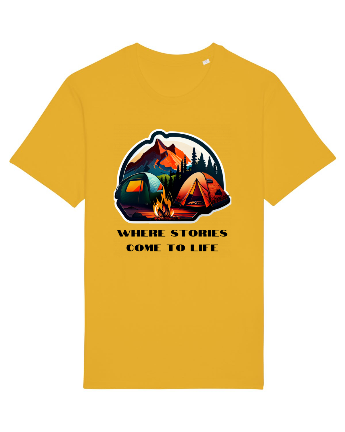 Tricou mânecă scurtă Unisex Rocker Spectra Yellow