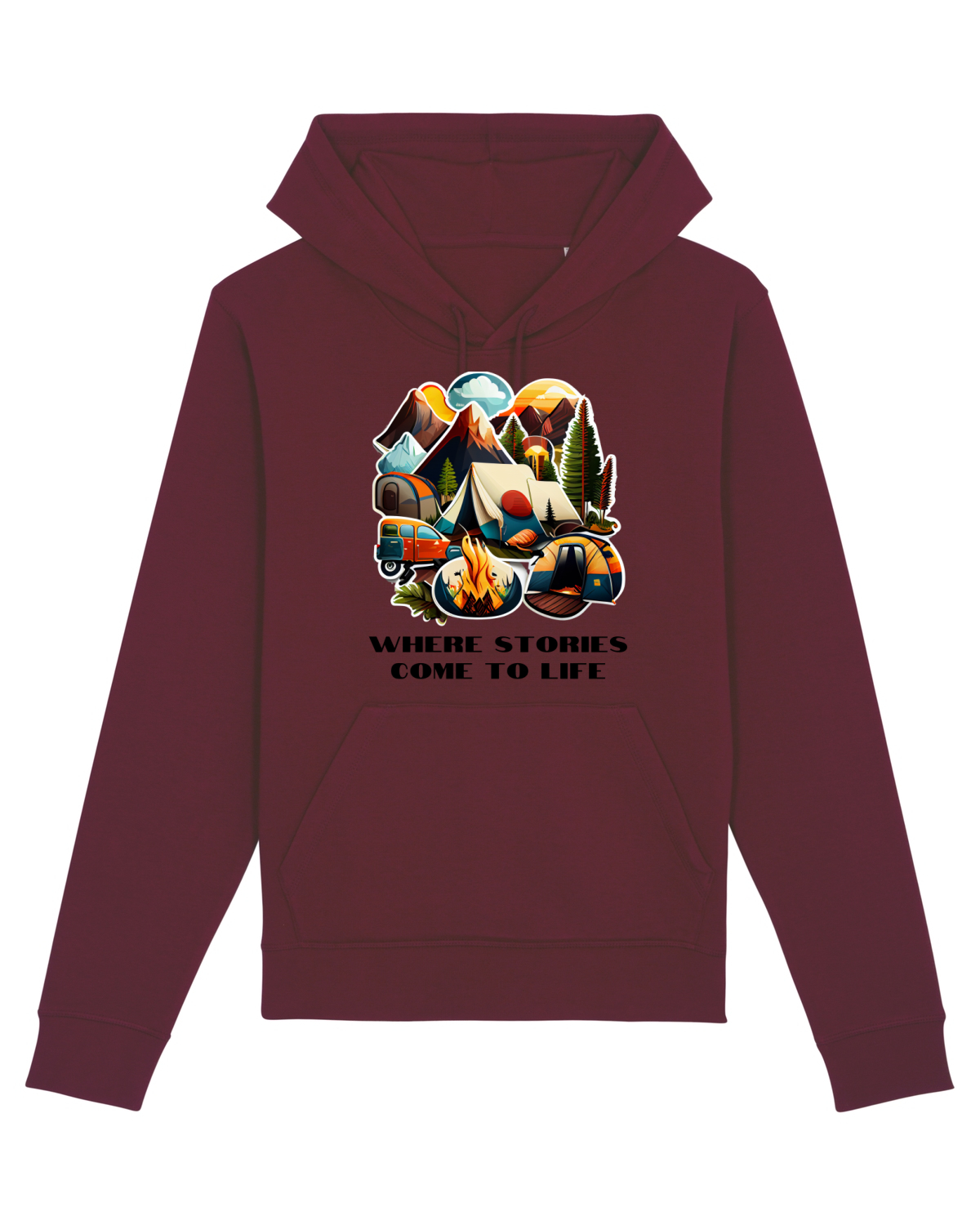 Hanorac Unisex Drummer Burgundy