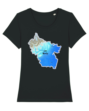Buzău County Map Black