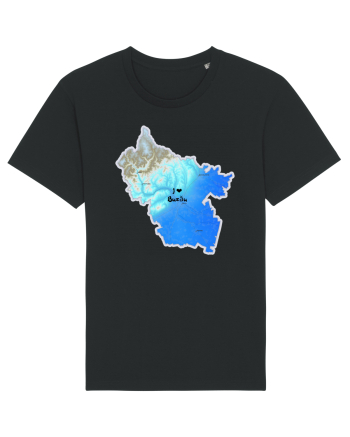 Buzău County Map Black